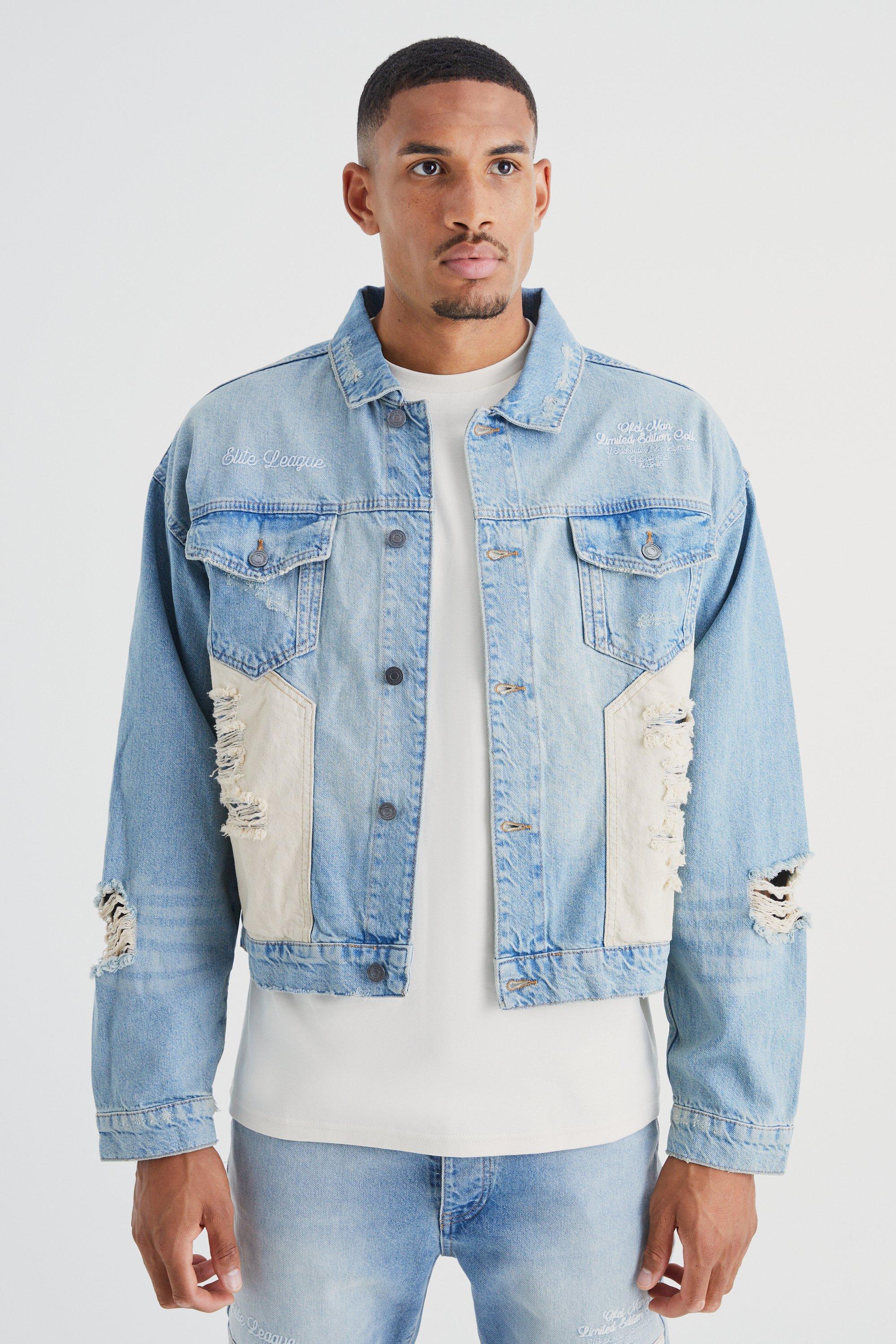 Denim on sale jacket boohooman